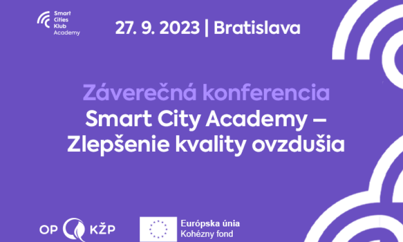 Konferencia: Smart City Academy – Zlepšenie kvality ovzdušia
