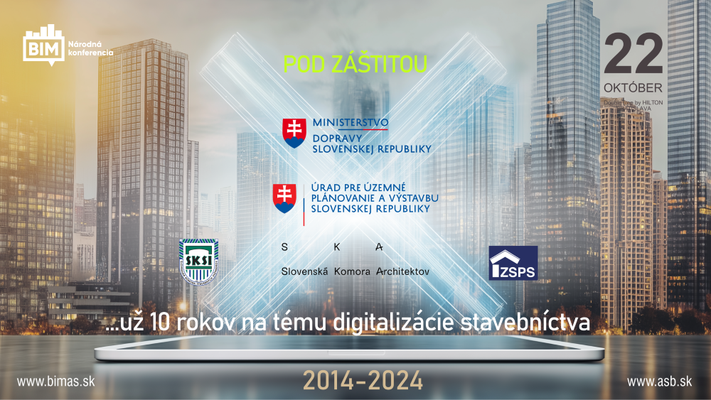 10. ročník Národnej BIM konferencie + dotazník