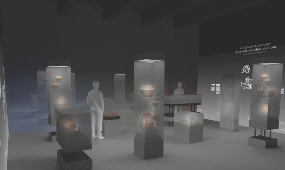 Architektonicko-výtvarný návrh archeologickej expozície