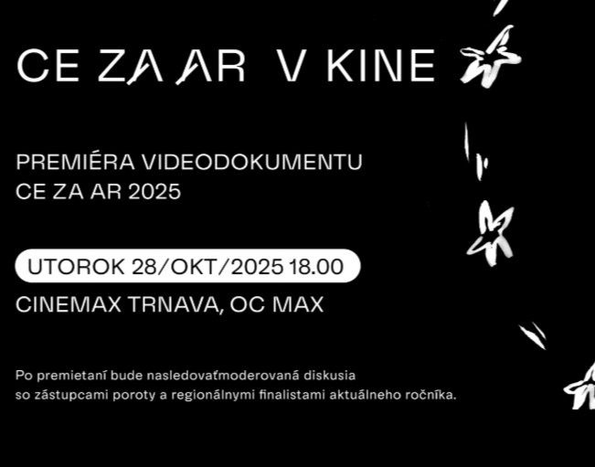CE ZA AR 2025 v kine - pozývame na premiéru do Trnavy!