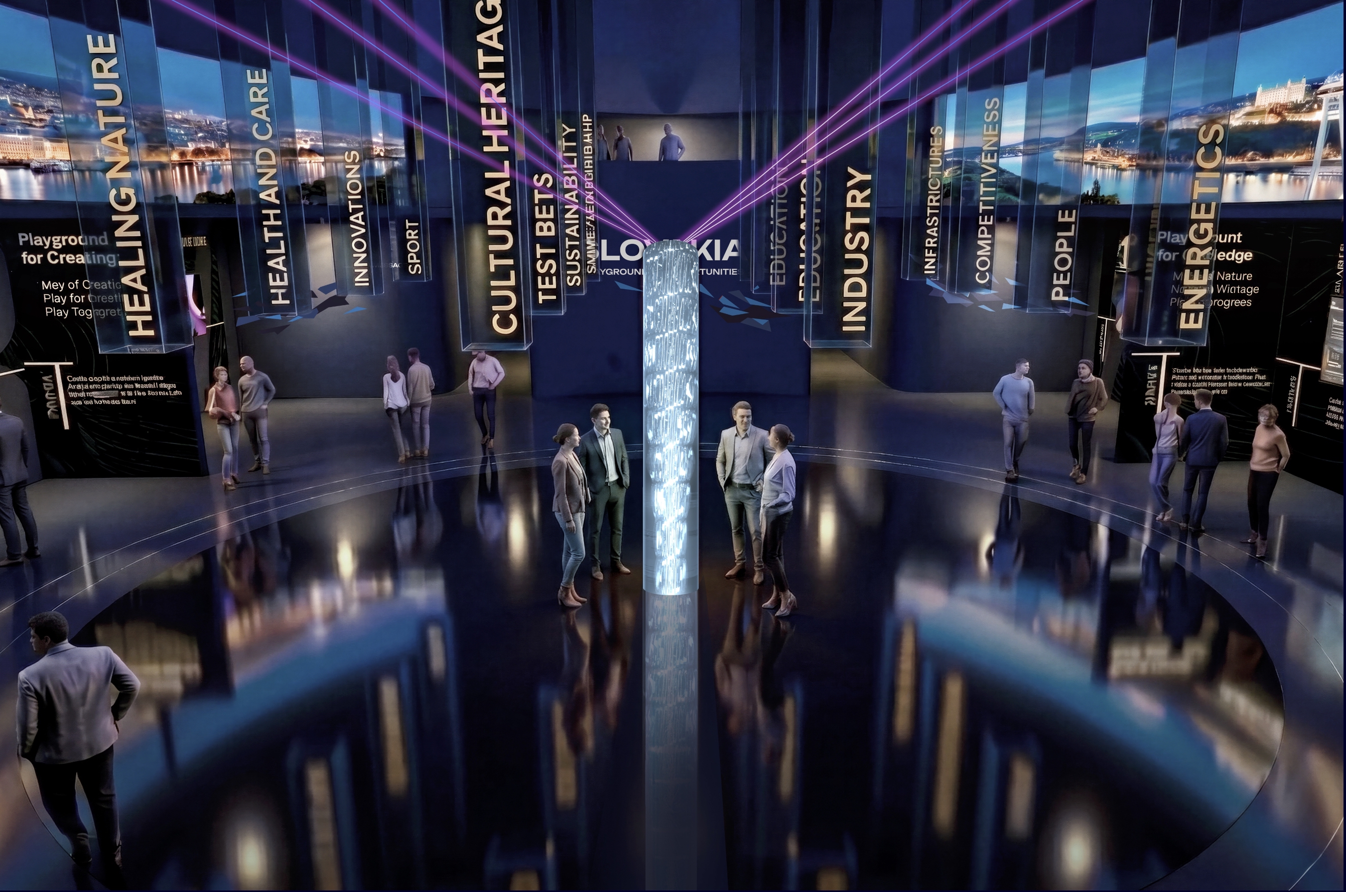 Architektonický návrh slovenskej expozície na Medzinárodnej špecializovanej výstave EXPO 2027 Belehrad