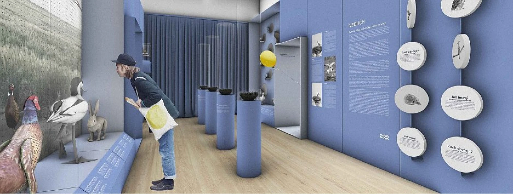 Prírodovedná expozícia Zemplínskeho múzea v Michalovciach s názvom VODA - ZEM - VZDUCH