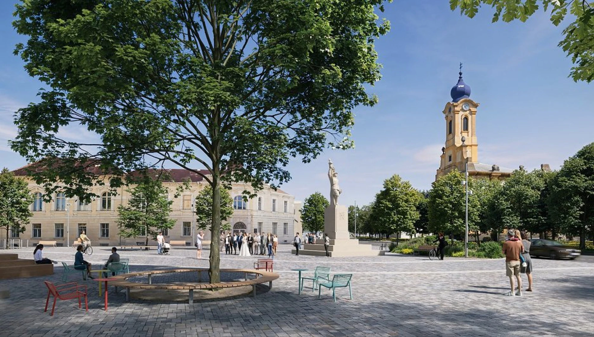 Revitalizácia Námestia republiky v Seredi